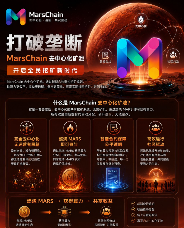 不用kuang机也能挖出头kuang？Mars火星公链的POC共识到底是什么